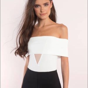 Tobi Mesh Cut-Out Bodysuit